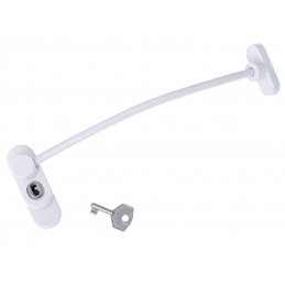 Aga Bezpečnostný zámok na okná + kľúč Biely