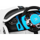Bugatti Divo Detské autíčko na batérie biele + diaľkové ovládanie + EVA + pomalý štart + LED MP3