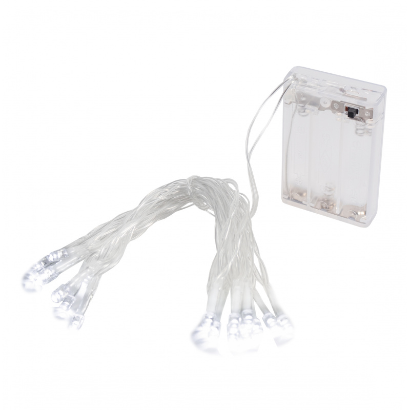 Linder Exclusiv Vianočný reťaz na batérie 30 LED Studená biela