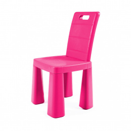 Doloni Detská plastová stolička Ružová