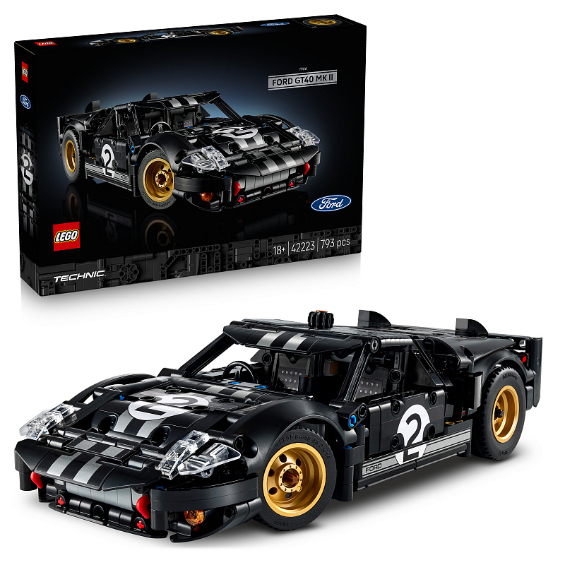 LEGO® Technic 42223 Pretekárske auto 1966 Ford GT40 MKII