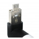 Mini ventilátor microUSB čierna ISO 5770