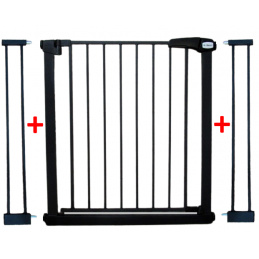 BRÁNKA ZABEZPEČUJÚCA S2 ČIERNA na schody, dvere 79-105 cm rozpínacia ochranná
