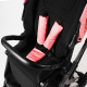 Aga Športový kočík Čierno/Ružový