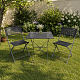 Linder Exclusiv Záhradná súprava BISTRO SET Sivý