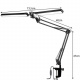 Stolná lampa na kreslenie Izoxis 24223