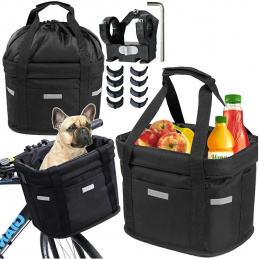 L69C KOSZYK ROWEROWY NA KIEROWNICE        SKŁADANA TORBA