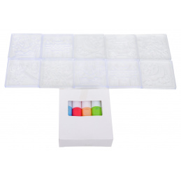 Sada Magnetických Kociek Na Maľovanie Ružová Princezná 126 ks.