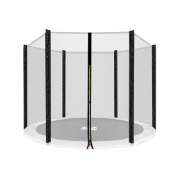 Aga Ochranná sieť 220 cm na 6 tyčí Čierna sieť / Čierna