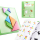 Aga Detské magnetické 3D puzzle - Tangram bloky