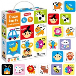CzuCzu Veľké kontrastné karty od 6m+ ZA4238