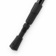 Aga Trekingové palice AntiShock 61–135 cm Čierna