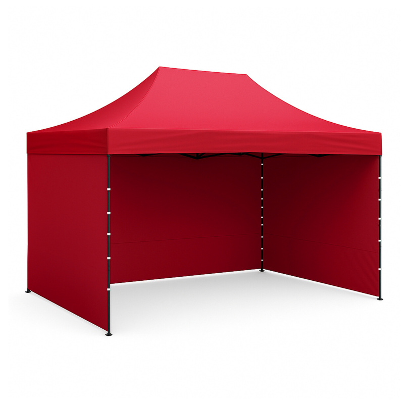 Aga Nožnicový stánok 3x4,5m Červený
