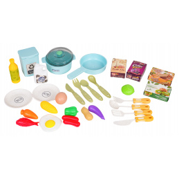 Modrá kuchynka s funkciou svetiel a zvukov + príslušenstvo