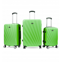 Aga Travel Sada cestovných kufrov MR4653 Zelená