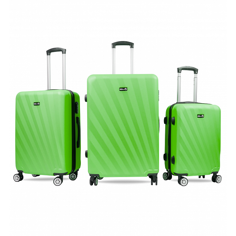 Aga Travel Sada cestovných kufrov MR4653 Zelená