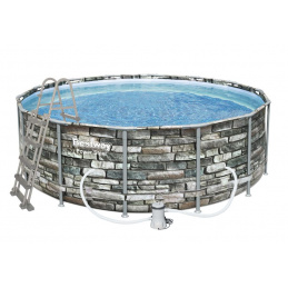 Bestway Steel Power Stone 4,27 x 1,22 m 56993 + Príslušenstvo