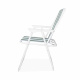 Linder Exclusiv Kreslo PO2600SG Zelené s pruhmi
