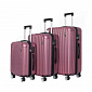 Aga Travel Súprava cestovných kufrov MR4652 Vínová