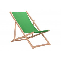 Aga Drevené skladacie lehátko Zelené