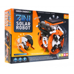 Sada solárnych robotov 7v1 na stavbu pre deti 8+ Interaktívne funkcie