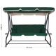 Aga Záhradná hojdačka 2v1 GRANDLUX Dark Green