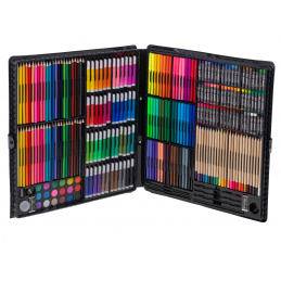 Aga Plastová maliarska sada v kufríku 258 ks