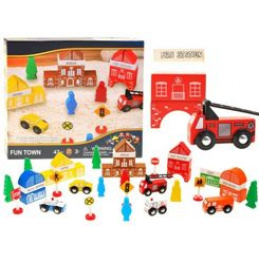 Drevené kocky - Hasičský zbor ZA1804