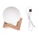 Aga Dekoratívna lampa Mesiac 3D - plastová