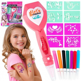 B50H ZESTAW DO TATUAŻU SZABLONY KOLORY