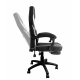 Aga Kancelárska stolička Čierno - Biela s opierkou pre nohy