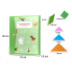 Aga Detské magnetické 3D puzzle - Tangram bloky