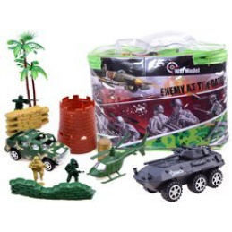 Veľká sada armádnych vojakov tankov a zbraní ZA2672