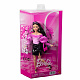 Barbie Deluxe Style Modelka v tope s odhalenými ramenami a sukni JJN76
