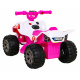 Najrýchlejšia batériová štvorkolka pre deti Ružová + 25W motor