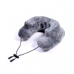 Aga Nafukovací cestovný vankúš Sivý