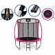 Aga SPORT EXCLUSIVE Trampolína 250 cm Ružová + ochranná sieť + rebrík