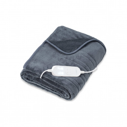 Tresko Elektrická vyhrievacia deka 180x130cm Šedá