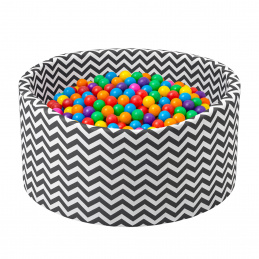 Aga Suchý bazén 90x40 cm s loptičkami