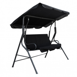 Linder Exclusiv Záhradná hojdačka Hollywood Čierna