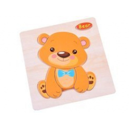 Drevené puzzle Zvieratá ZA2528