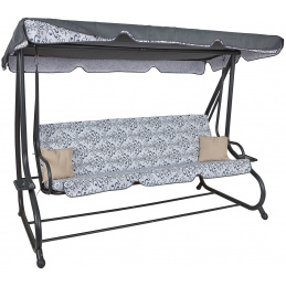 Aga Záhradná hojdačka XXXL COMFORT LUX Prestige Grey