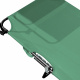 Aga 2x Záhradné polohovacie lehátko so strieškou Svetlozelené