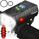 Sada LED osvetlenia na bicykel, 4T6, AKU 2 ks Trizand 18668