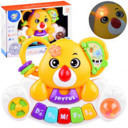 Interaktívne detské organy s chrastítkom ZA3865