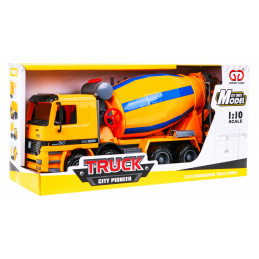 Miešačka na betón pre deti 3+ Realistický model 1:10 + pohyblivé časti + otočný vedro