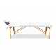 Aga Drevené masážne lehátko MR5150 Biele