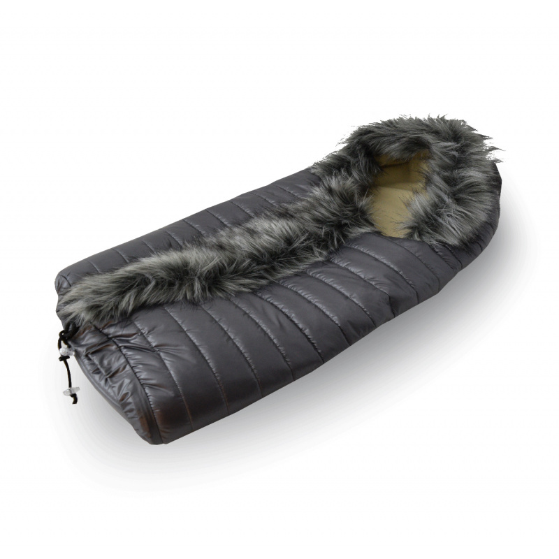 Aga Fusak Combi Luka s kožúškom Sivý