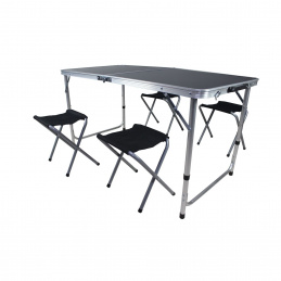 Linder Exclusiv Kempingový set Čierny MC330889