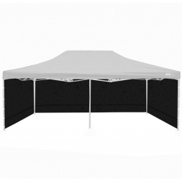 Aga Bočnice k predajnému stánku 3x6m Čierna Aga Bočnice k predajnému stánku 3x6m Čierna